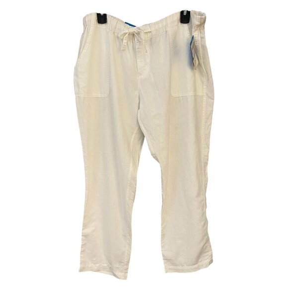Columbia Womens Pants Size Large Linen Blend Coastal Lightweight Casual Travel - Picture 1 of 13
